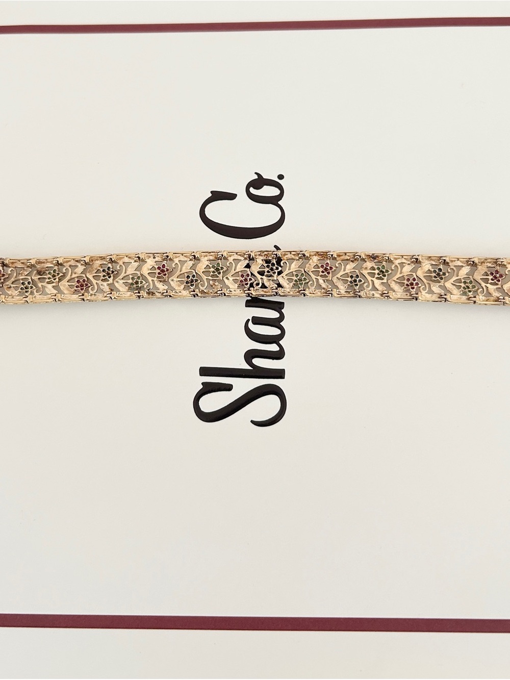 Ross Simon’s Sterling Silver Gold plated Bracelet. - Picture 3 of 7